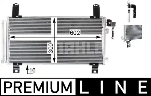 кондензатор, климатизация MAHLE AC 794 000P