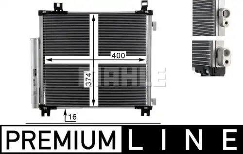 кондензатор, климатизация MAHLE AC 825 000P