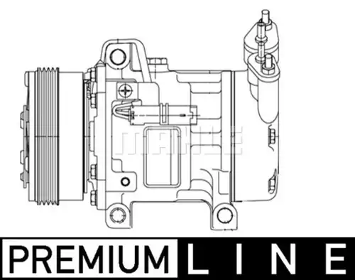 компресор за климатик MAHLE ACP 1255 000P