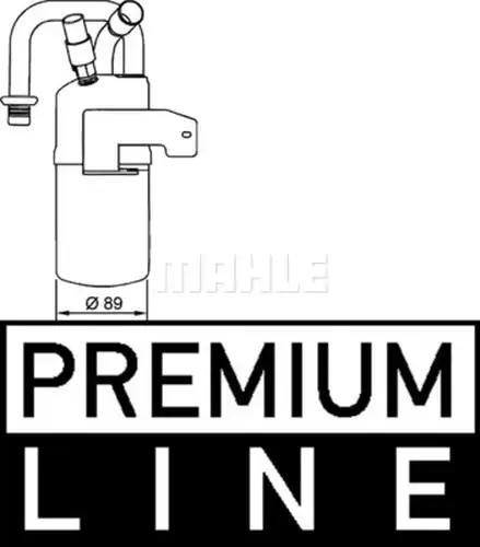 изсушител, климатизация MAHLE AD 274 000P