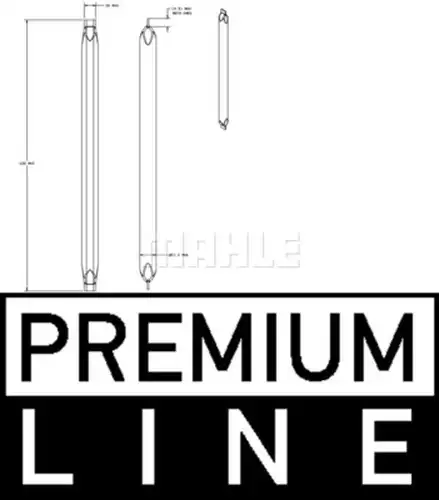 изсушител, климатизация MAHLE AD 295 000P