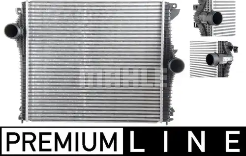 интеркулер (охладител за въздуха на турбината) MAHLE CI 371 000P