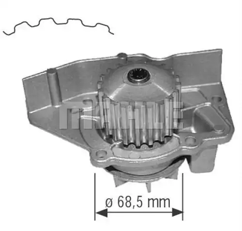 водна помпа, охлаждане на двигателя MAHLE CP 143 000S