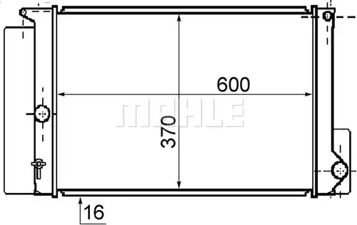 воден радиатор MAHLE CR 1078 000S