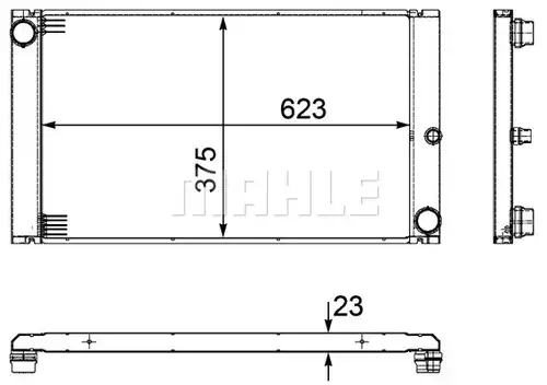 воден радиатор MAHLE CR 1093 000P