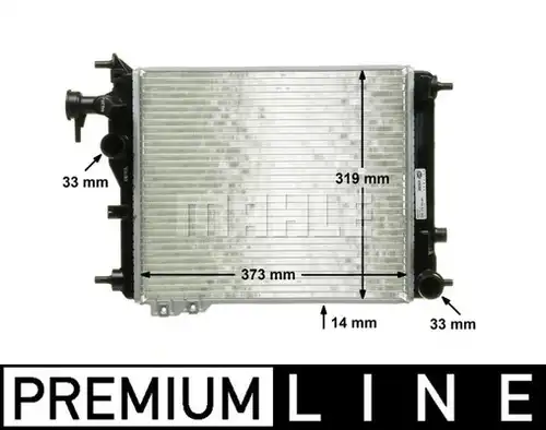 воден радиатор MAHLE CR 1115 000P