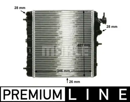 воден радиатор MAHLE CR 1116 000P