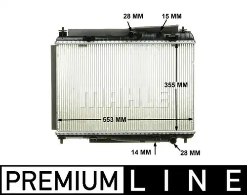 воден радиатор MAHLE CR 1135 000P