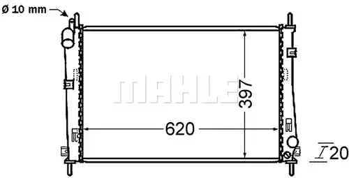 воден радиатор MAHLE CR 1137 000S
