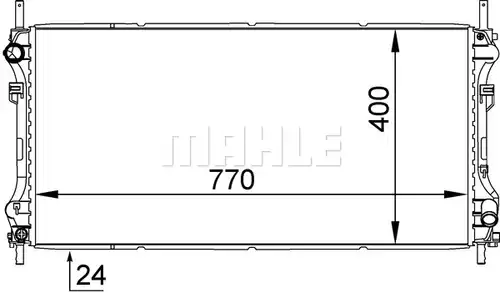воден радиатор MAHLE CR 1143 000S