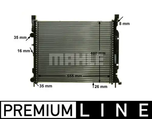 воден радиатор MAHLE CR 1155 000P