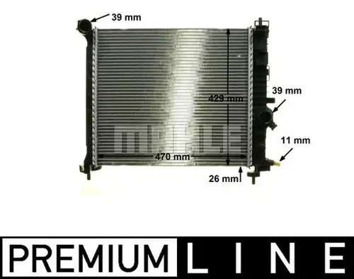 воден радиатор MAHLE CR 1189 000P
