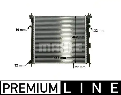воден радиатор MAHLE CR 1288 000P
