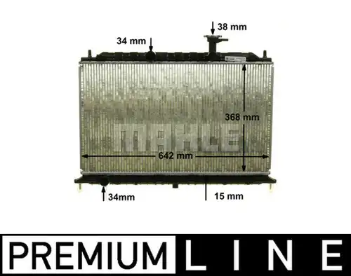 воден радиатор MAHLE CR 1303 000P