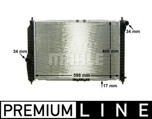 воден радиатор MAHLE CR 1310 000P