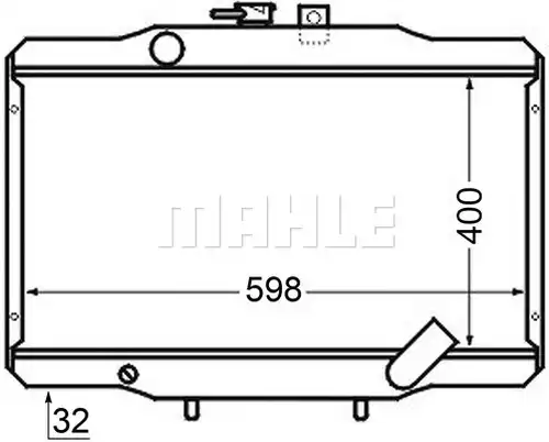 воден радиатор MAHLE CR 141 000S