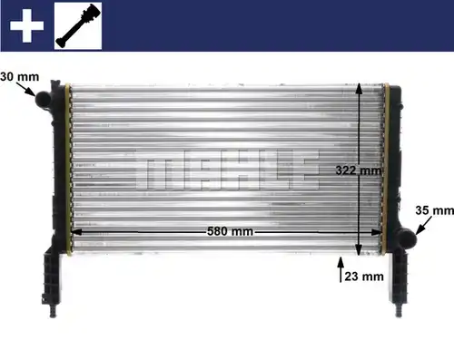 воден радиатор MAHLE CR 1446 000S