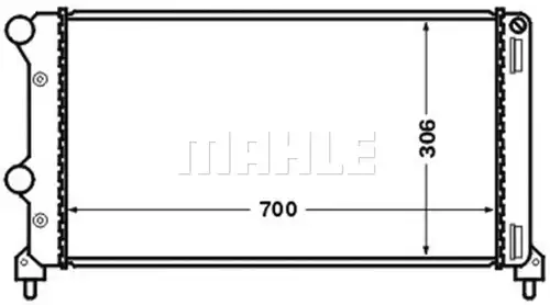 воден радиатор MAHLE CR 1448 000S