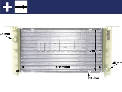 воден радиатор MAHLE CR 1449 000S