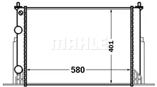 воден радиатор MAHLE CR 1450 000S