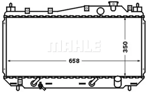 воден радиатор MAHLE CR 1458 000S