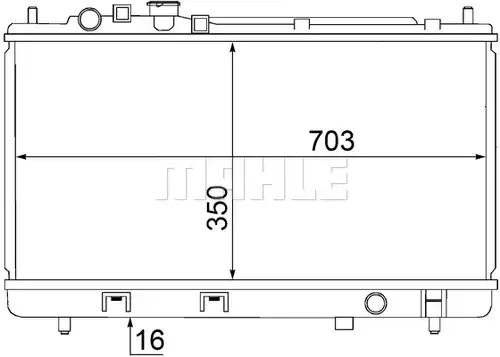 воден радиатор MAHLE CR 1473 000S