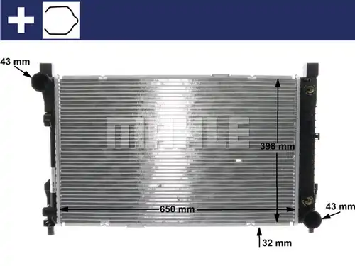 воден радиатор MAHLE CR 1478 000S