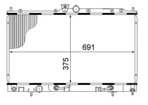 воден радиатор MAHLE CR 1483 000S