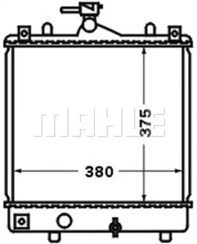 воден радиатор MAHLE CR 1495 000S