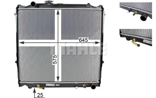 воден радиатор MAHLE CR 1521 000S