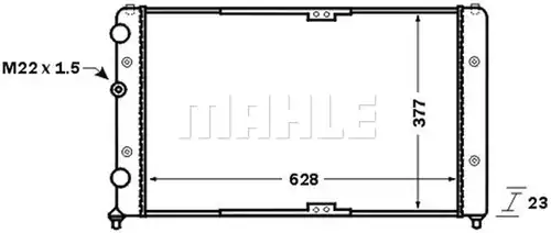 воден радиатор MAHLE CR 1535 000S