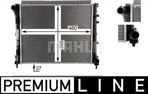 воден радиатор MAHLE CR 1586 000P