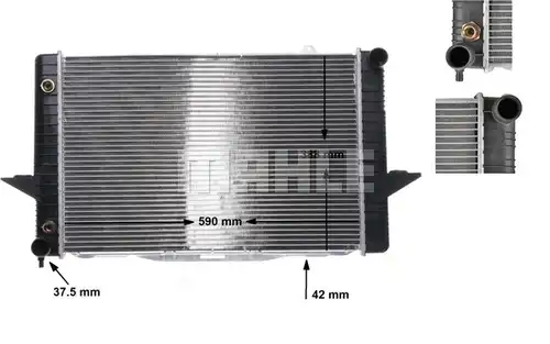 воден радиатор MAHLE CR 164 000S