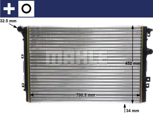 воден радиатор MAHLE CR 2032 000S