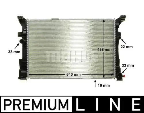 воден радиатор MAHLE CR 2169 000P