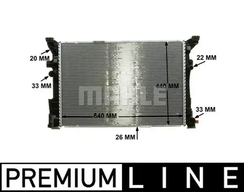 воден радиатор MAHLE CR 2170 000P
