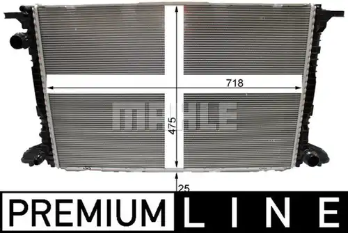 воден радиатор MAHLE CR 2180 000P
