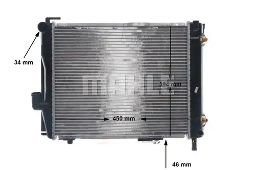 воден радиатор MAHLE CR 257 000S