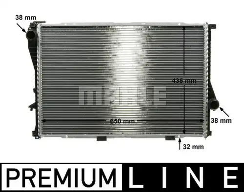 воден радиатор MAHLE CR 295 000P