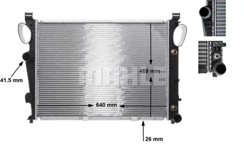 воден радиатор MAHLE CR 304 000S