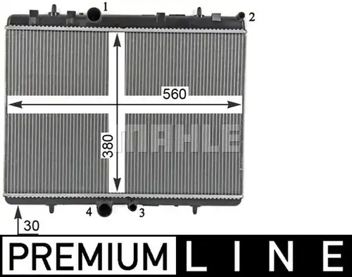 воден радиатор MAHLE CR 32 000P