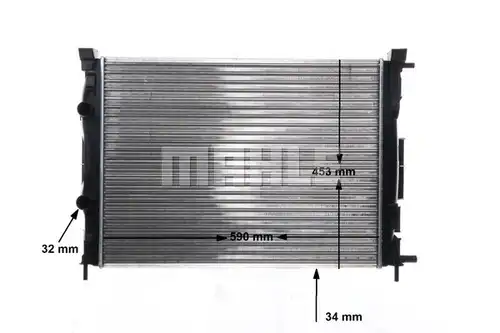 воден радиатор MAHLE CR 41 000S