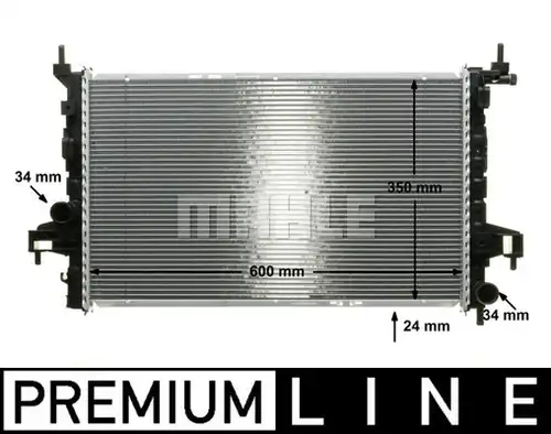 воден радиатор MAHLE CR 422 000P