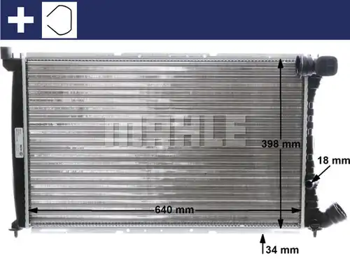 воден радиатор MAHLE CR 473 000S