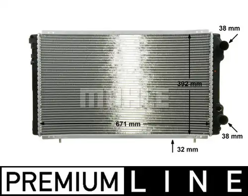 воден радиатор MAHLE CR 474 000P