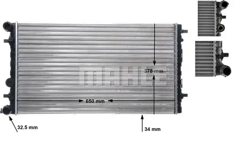 воден радиатор MAHLE CR 477 001S