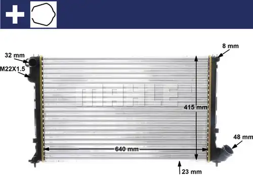 воден радиатор MAHLE CR 593 000S