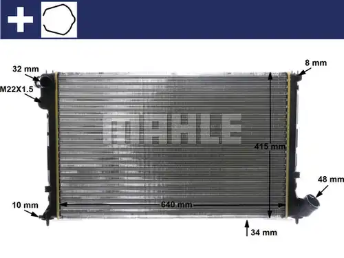воден радиатор MAHLE CR 594 000S