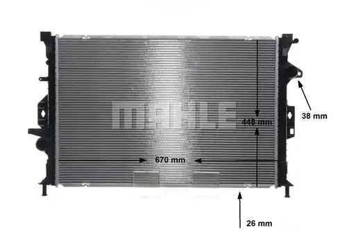 воден радиатор MAHLE CR 814 000S