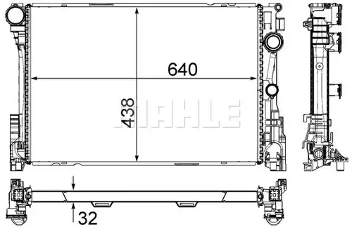 воден радиатор MAHLE CR 83 000P